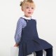 Baby girl denim jumper dress