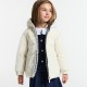 Girl short reversible down jacket