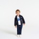 Baby boy fleece zip-up sweatshirt