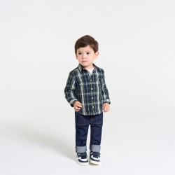 Baby boy tartan shirt