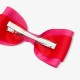 Girl hair clip with color block bow