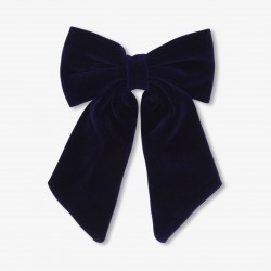Girl velvet bow hair clip