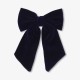 Girl velvet bow hair clip