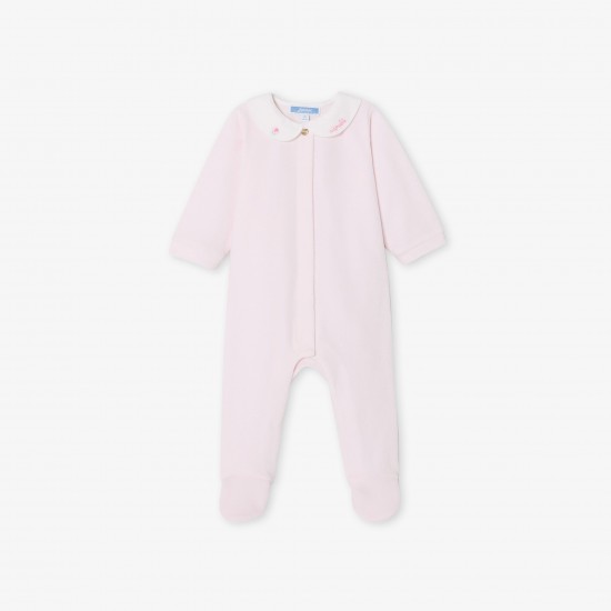 Baby girl velvet pajamas