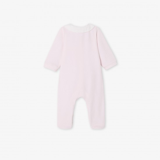 Baby girl velvet pajamas
