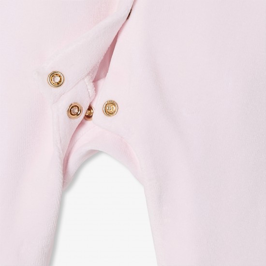 Baby girl velvet pajamas