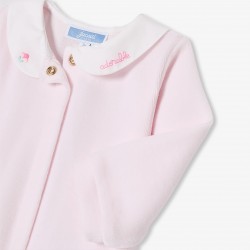 Baby girl velvet pajamas