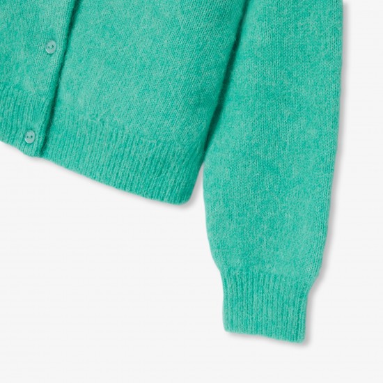 Girl wool and alpaca cardigan Girl wool and alpaca cardigan