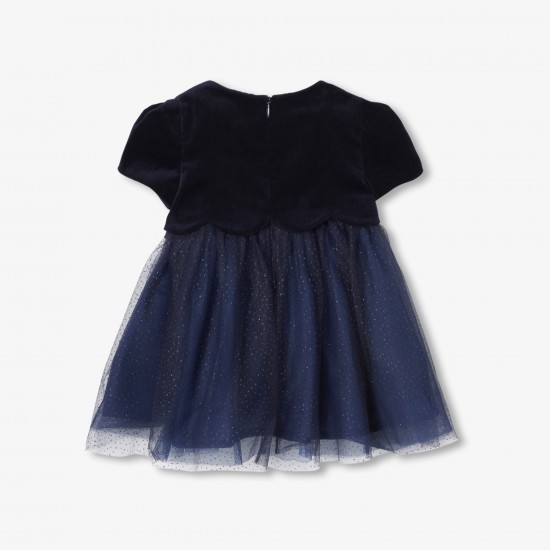 Baby girl two-material  Holiday dress