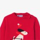Baby boy intarsia dog sweater