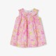 Baby girl  sleeveless dress in Liberty fabric