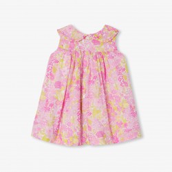 Baby girl  sleeveless dress in Liberty fabric