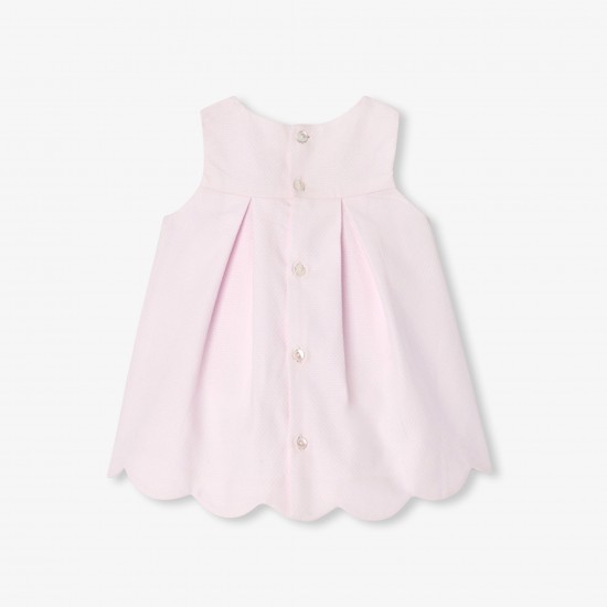 Baby girl sleeveless cotton piqué  dress