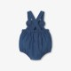 Baby girl lightweight denim romper