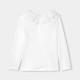 Girl T-shirt with a collar