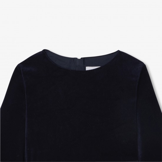 Girl bi-material dress