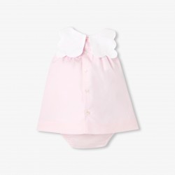 Baby girl dress in cotton poplin