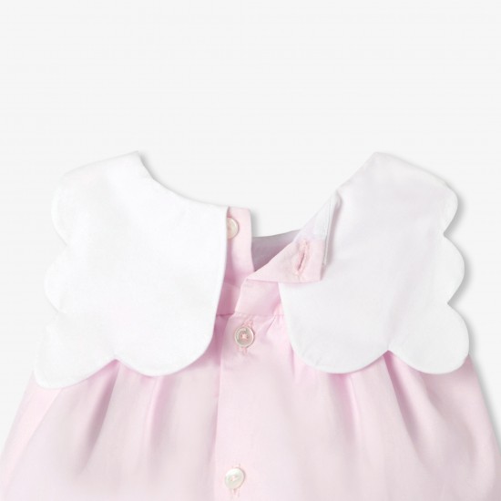 Baby girl dress in cotton poplin