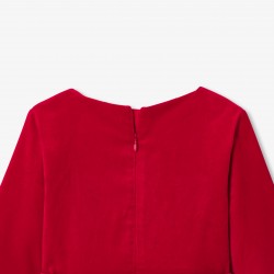 Girl bi-material dress