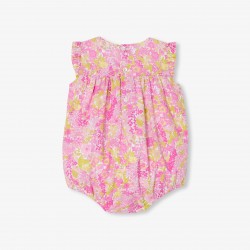 Baby girl romper in Liberty fabric
