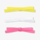 Set of three thin bow hair clips for girls