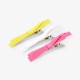 Set of three thin bow hair clips for girls