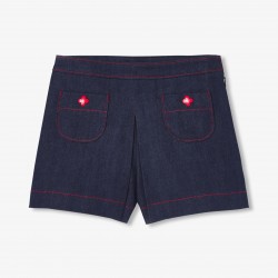 Girls' denim skirt shorts