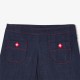 Girls' denim skirt shorts