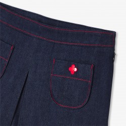 Girls' denim skirt shorts