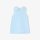 Baby girl sleeveless dress in cotton piqué