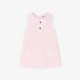 Baby girl sleeveless dress in cotton piqué