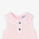 Baby girl sleeveless dress in cotton piqué