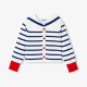 Girls' cardigan with sailor collar