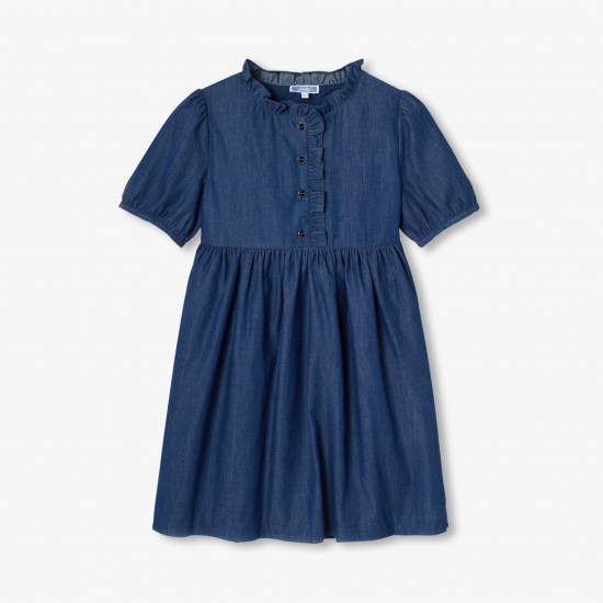 Girl lightweight denim dress