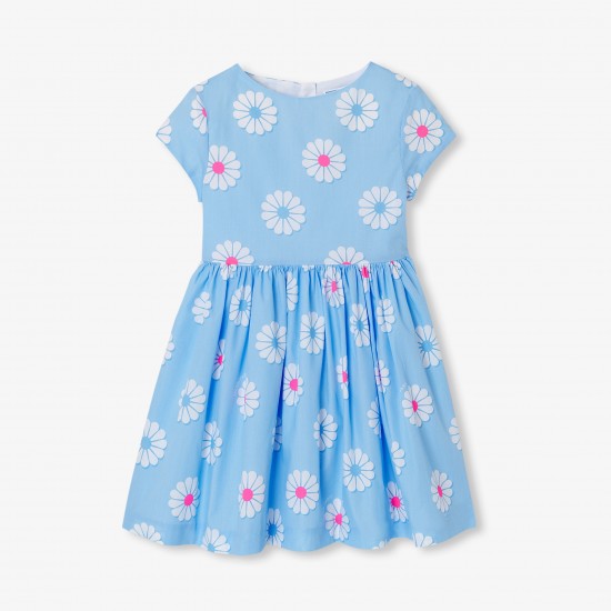 Girls' poplin dress