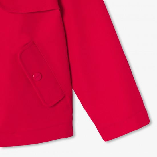 Girls' short trench coat