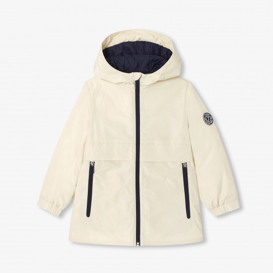 Water-repellent parka for boys