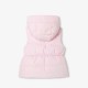 Girl sleeveless puffer jacket
