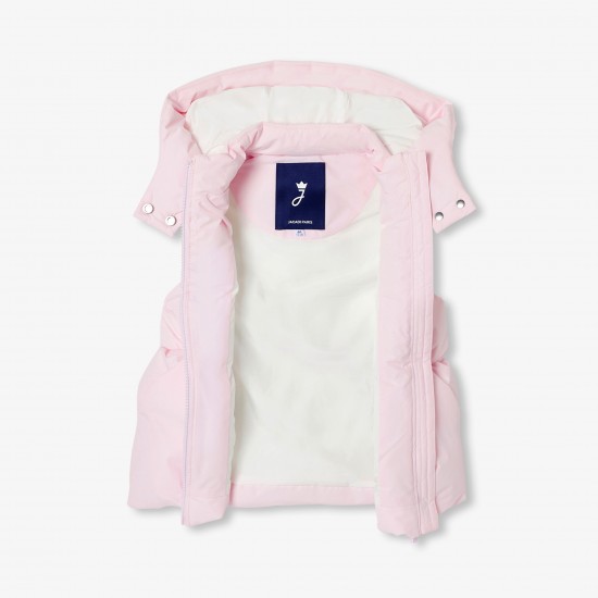 Girl sleeveless puffer jacket