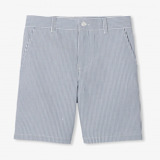 Boy striped twill Bermuda shorts