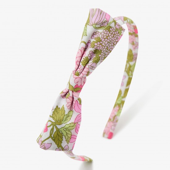 Liberty fabric headband for girls