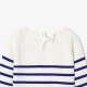 Baby girl cotton sailor top
