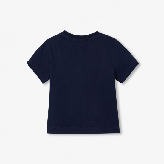 Baby boy short-sleeved cotton T-shirt