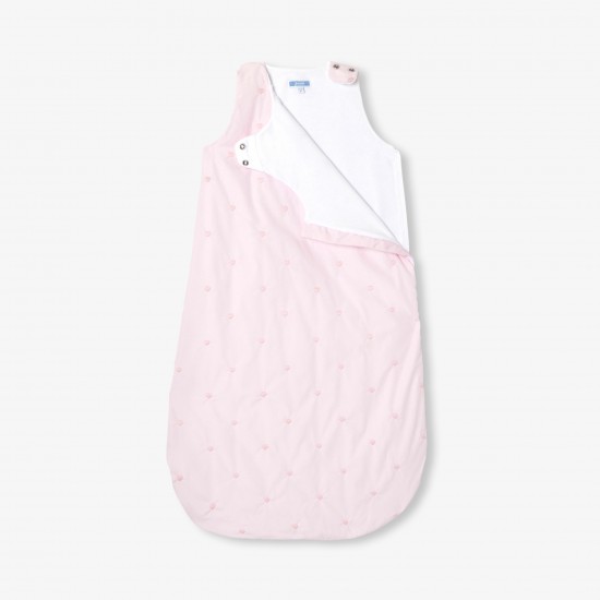 6-24 months adjustable embroidered poplin sleeping bag