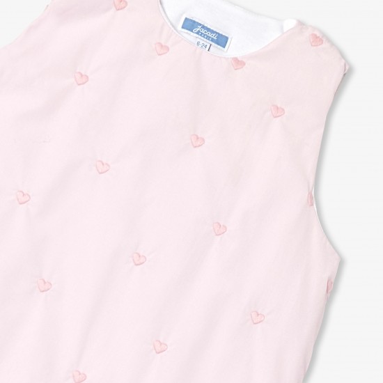 6-24 months adjustable embroidered poplin sleeping bag