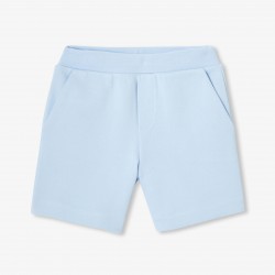 Boys' double-sided piqué fleece shorts