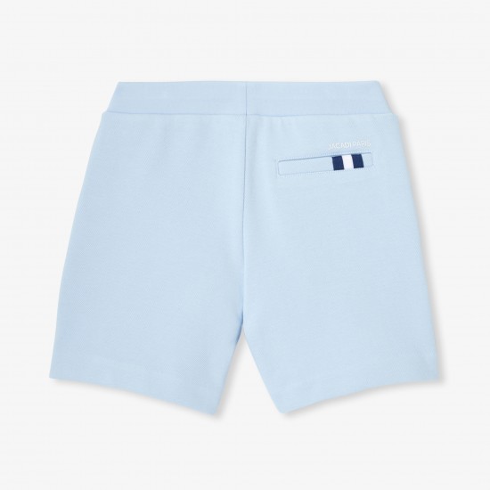 Boys' double-sided piqué fleece shorts