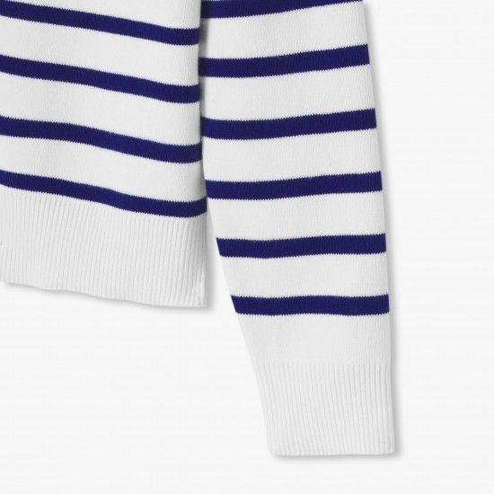 Girls' jersey knit sailor sweater