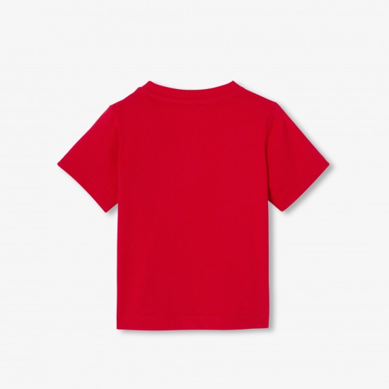 Baby boy short-sleeved cotton T-shirt