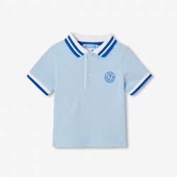 Baby boy short-sleeved polo shirt